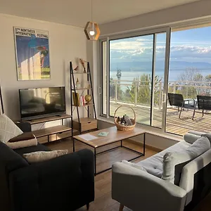  Appartement Leman Panoramique Avec Terrasse A Deux Pas Du Centre-ville